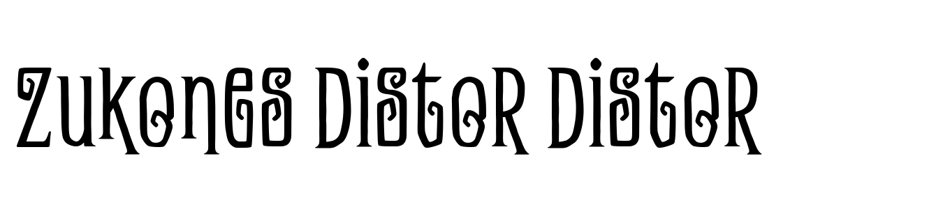 Zukones Distor Distor